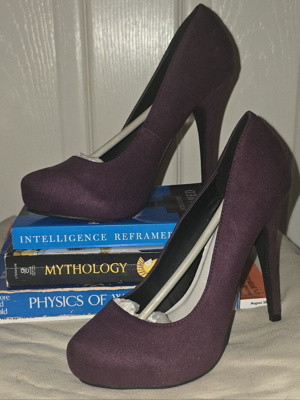 Michael Antonio Purple Plum Platform Stiletto Pumps Size 6 High Heels